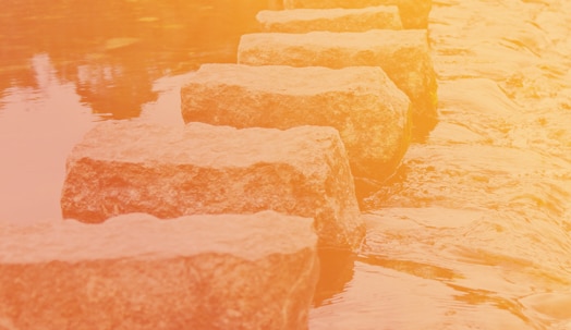 rocks in a river